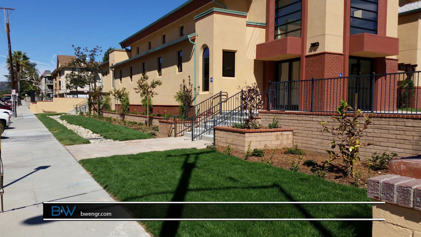<h2>CHRISTIAN LIFE CHURCH</h2><p>Grading and LID for new Church on sloped lot in Glendale.</p>